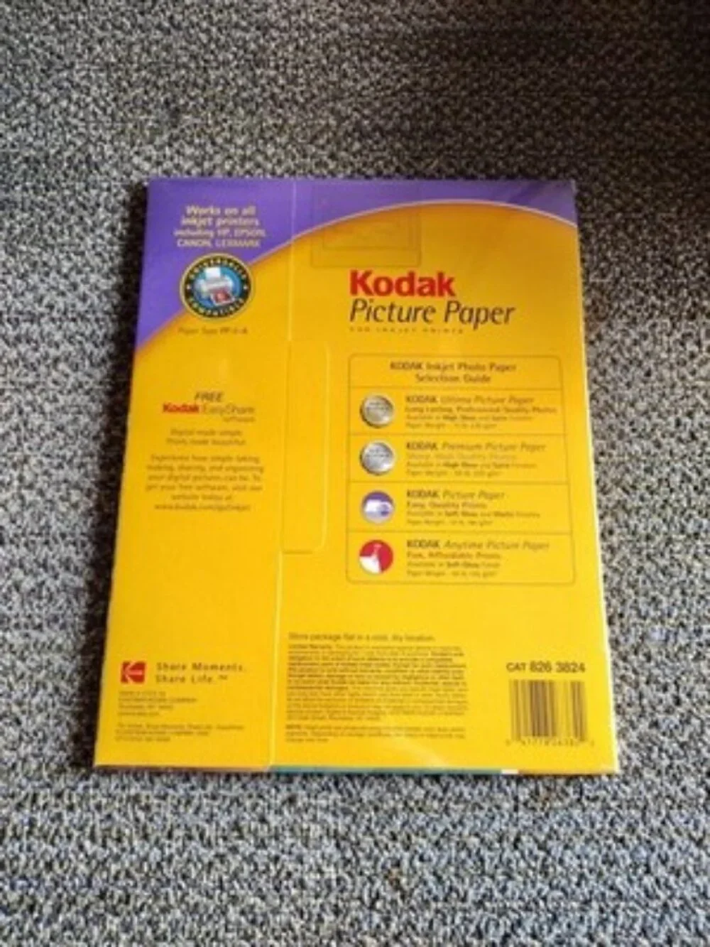 Kodak Picture Paper 8 1/2 x 11